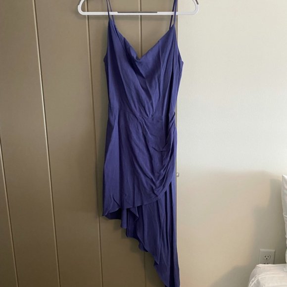 ELLIATT Dominica Dress Asymmetric Hem Blue - Picture 5 of 7